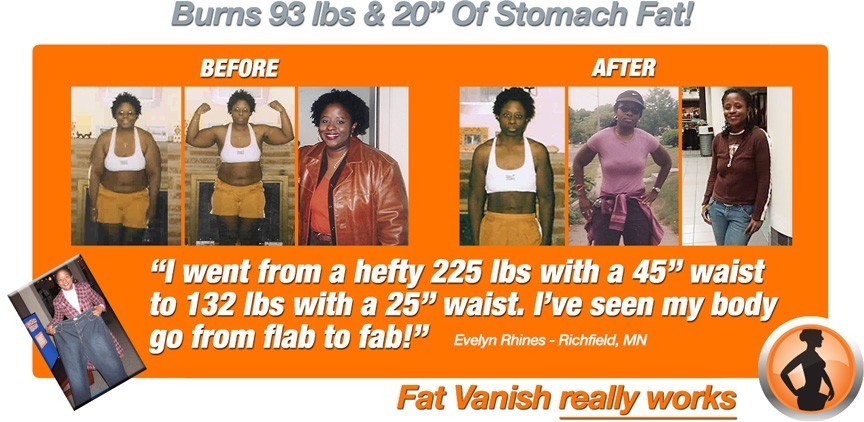 Evelyn burns 93 lbs of fat naturally
