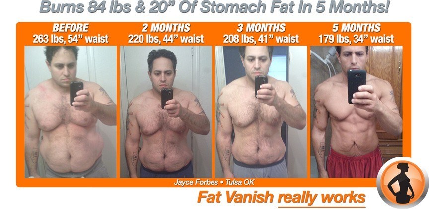 J Forbes 84 lbs fat burning success story